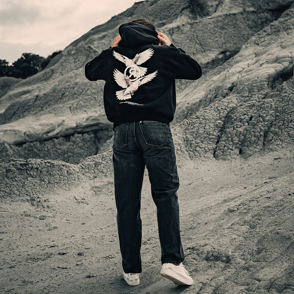 Freedom © black hoodie - INDEPENDENTREPUBLIC®      