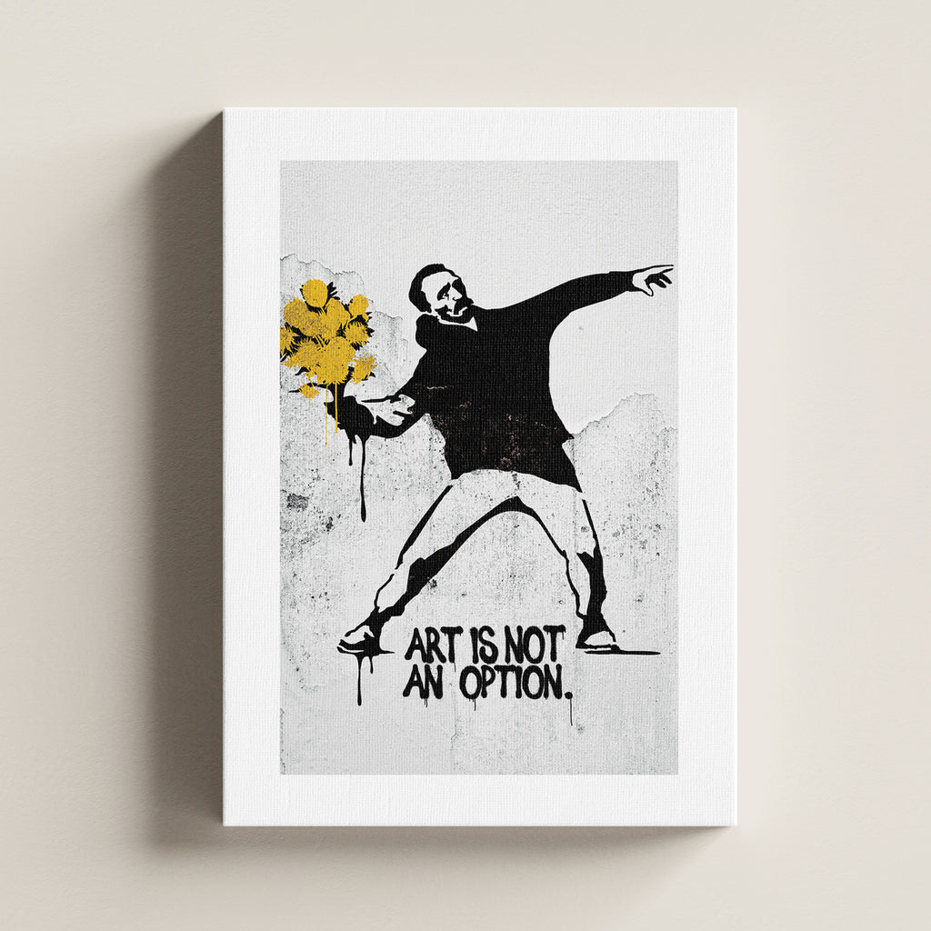 Art is not an Option © Tela Canvas - INDEPENDENTREPUBLIC®      