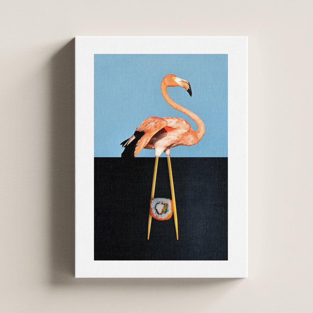 Flamingo Roll © Tela Canvas - INDEPENDENTREPUBLIC®      