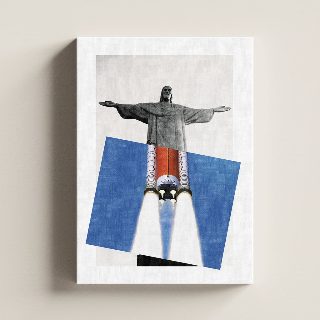 Space Jesus © Tela Canvas - INDEPENDENTREPUBLIC®      