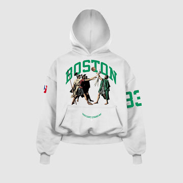 Boston Legend © white hoodie - INDEPENDENTREPUBLIC®      