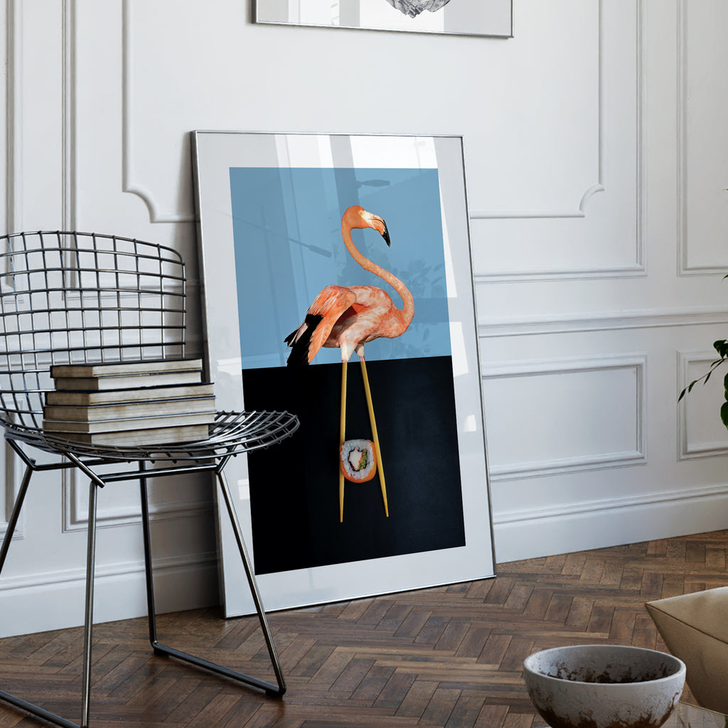 Flamingo Roll © Print - INDEPENDENTREPUBLIC®      