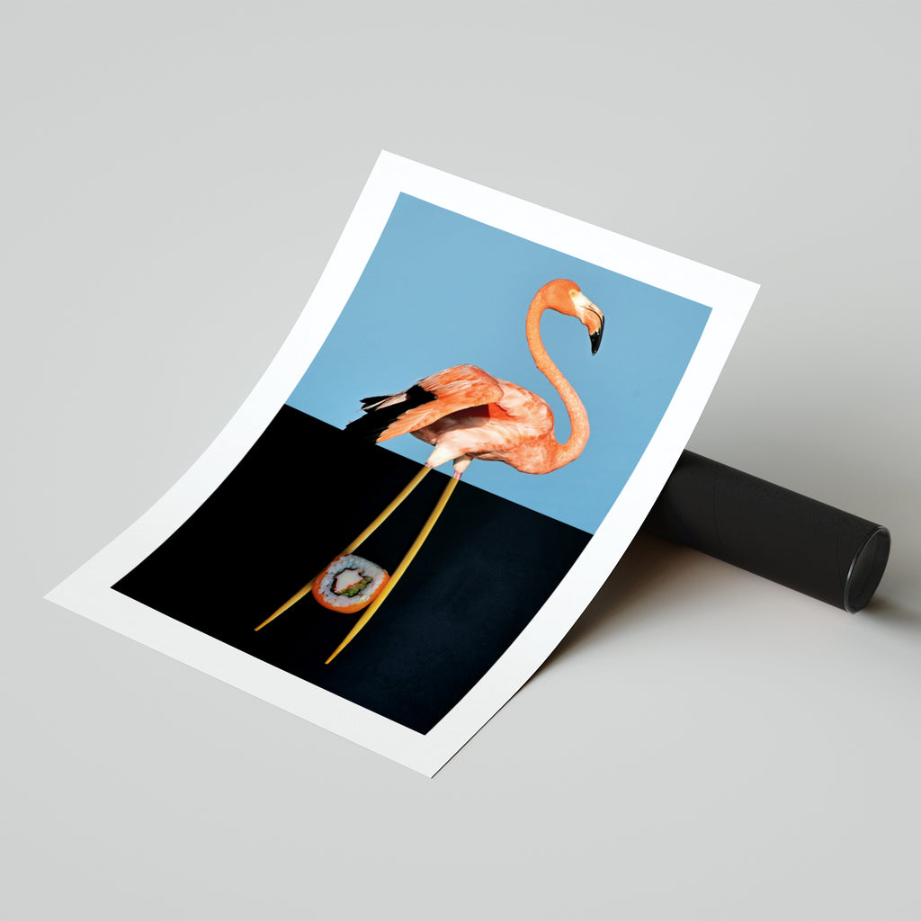 Flamingo Roll © Print - INDEPENDENTREPUBLIC®      
