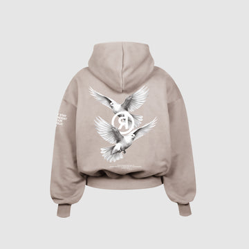 Freedom © beige hoodie - INDEPENDENTREPUBLIC®      