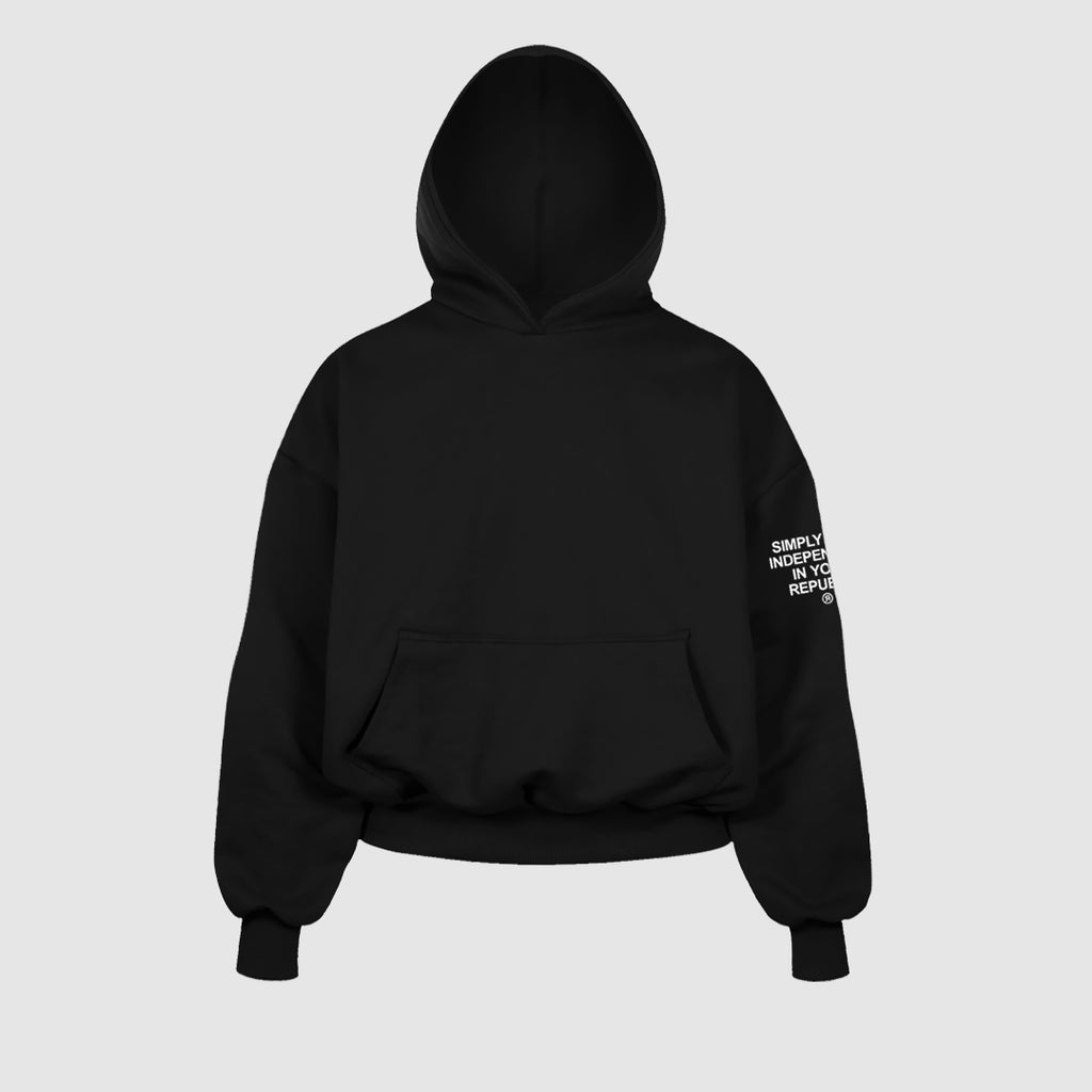 Freedom © black hoodie - INDEPENDENTREPUBLIC®      