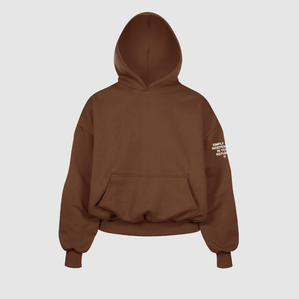 Freedom © cacao hoodie - INDEPENDENTREPUBLIC®      