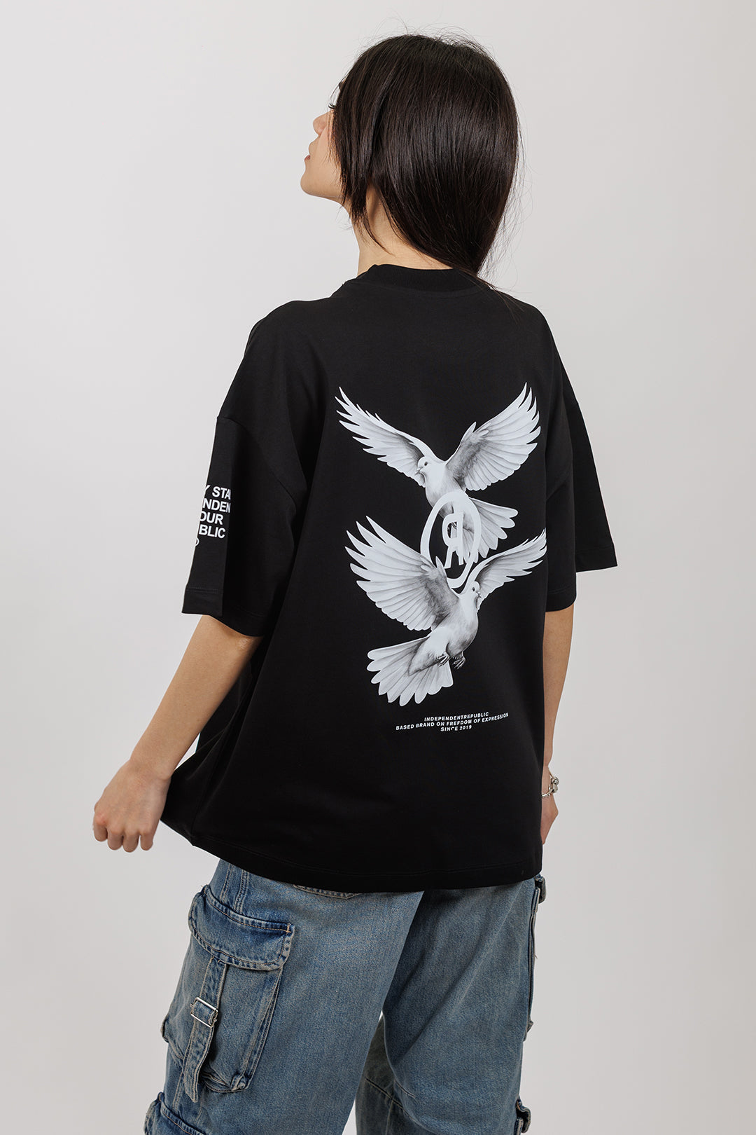 Freedom © black T-shirt – INDEPENDENTREPUBLIC® Freedom © black T-shirt – INDEPENDENTREPUBLIC®