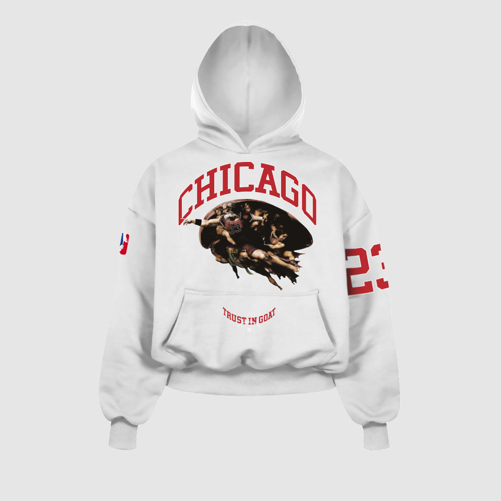 The Goat © white hoodie - INDEPENDENTREPUBLIC®      
