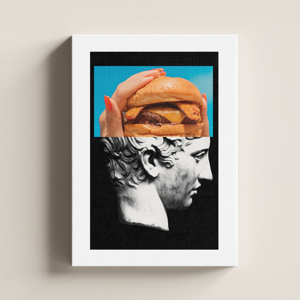 Head Burger © Tela Canvas - INDEPENDENTREPUBLIC®      