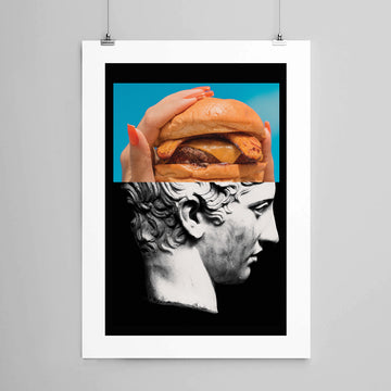 Head Burger © Print - INDEPENDENTREPUBLIC®      