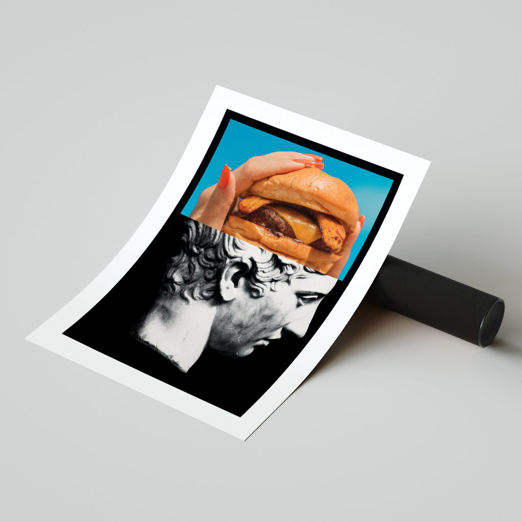 Head Burger © Print - INDEPENDENTREPUBLIC®      