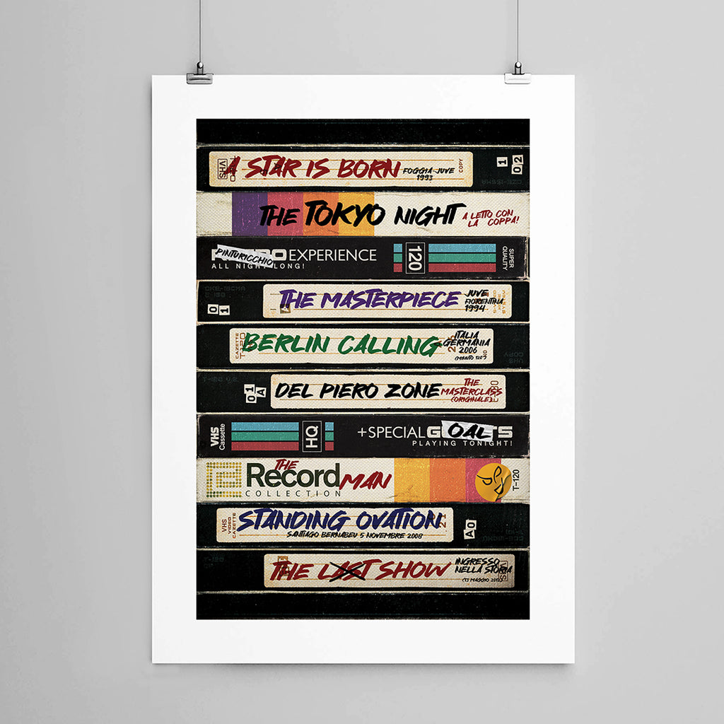 The Record Man: Alessandro Del Piero © Poster - INDEPENDENTREPUBLIC®      