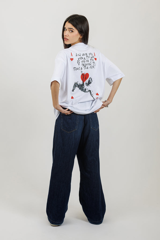 Risktaker © white T-shirt - INDEPENDENTREPUBLIC®      