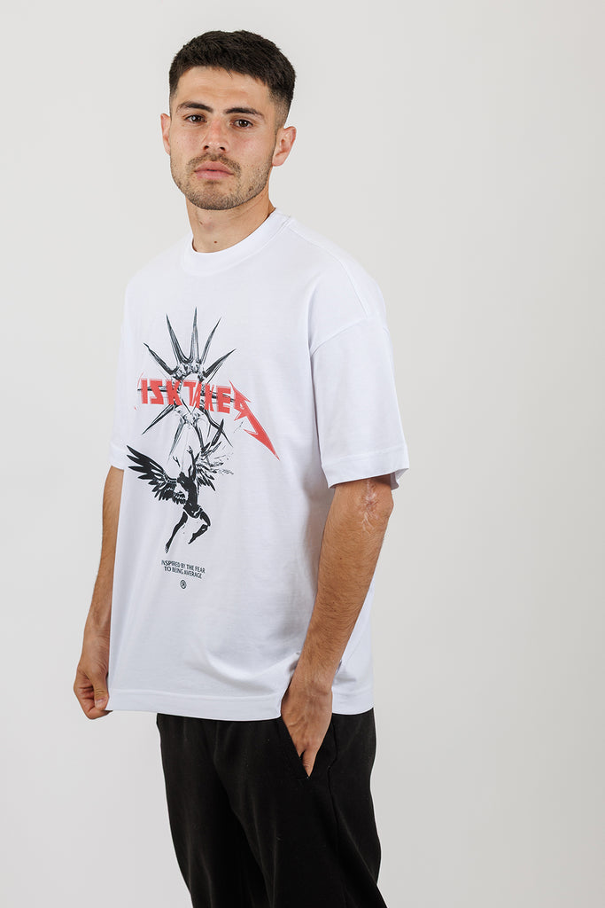 Risk © white T-shirt - INDEPENDENTREPUBLIC®      