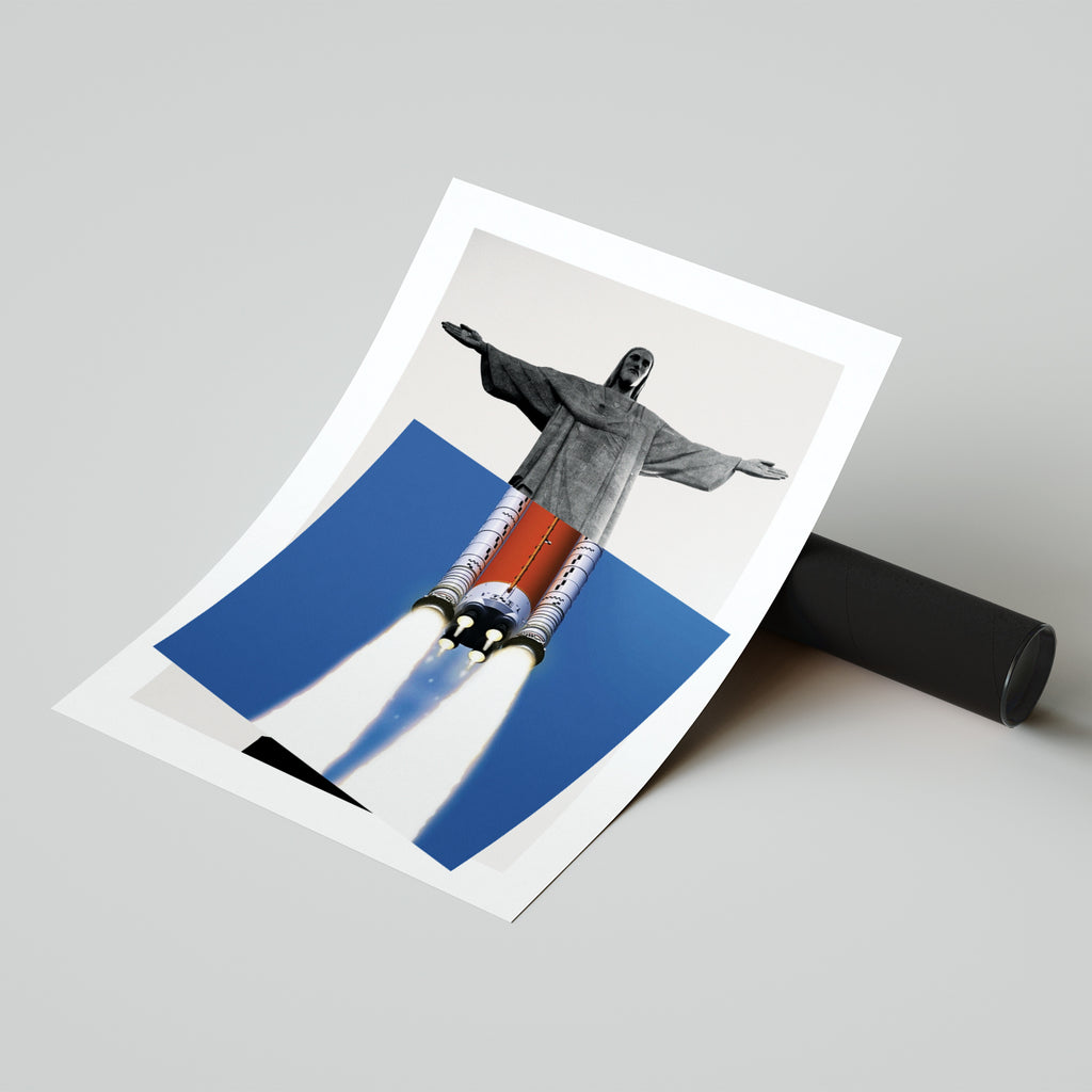Space Jesus © Print - INDEPENDENTREPUBLIC®      