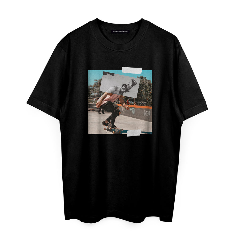 Sparta's Skate © black t-shirt - INDEPENDENTREPUBLIC®      