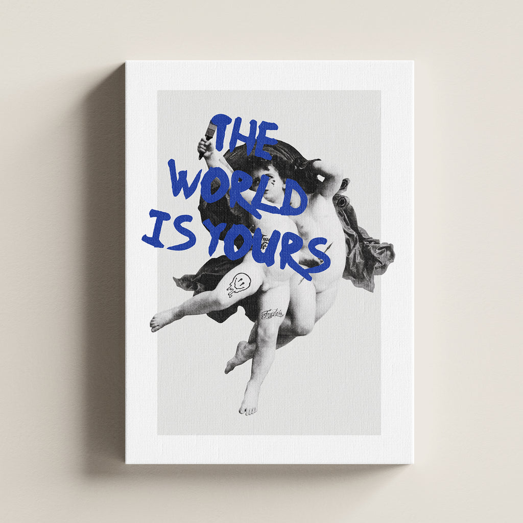 The world is yours © Tela Canvas - INDEPENDENTREPUBLIC®      